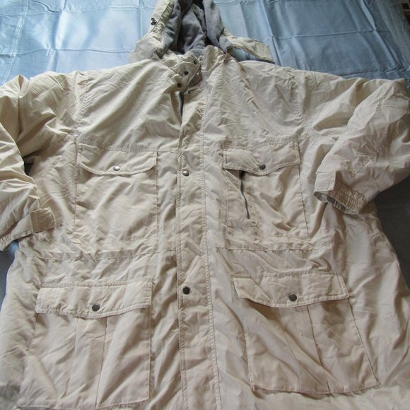 Mens Boulder Creek Big and Tall Hooded Parka / Coat Sz 4XLT